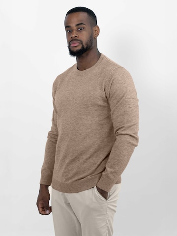 Vercate Sweater 'No. 16' in Brown: front