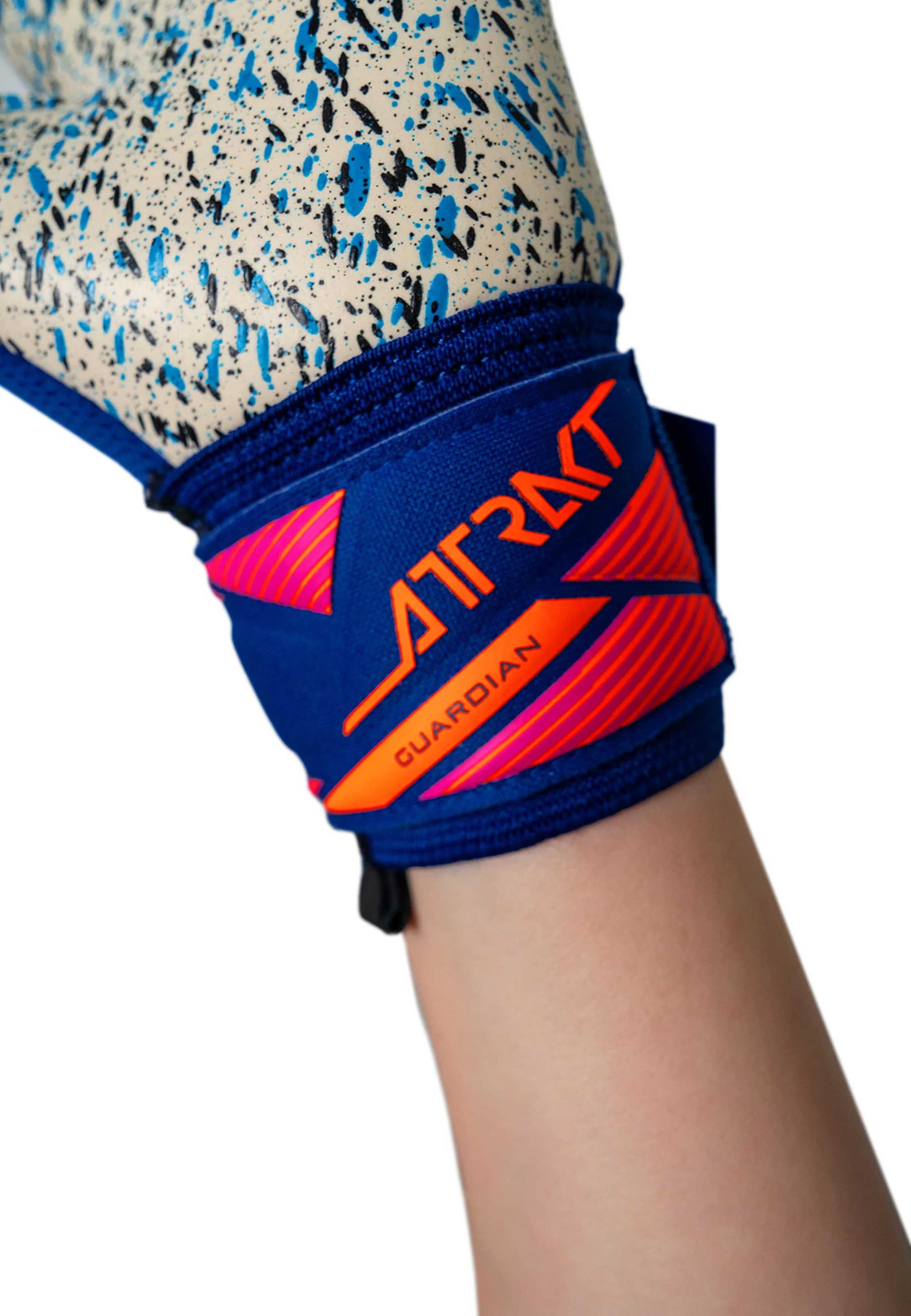 REUSCH Torwarthandschuhe 'Attrakt Fusion Guardian Junior' in Blau