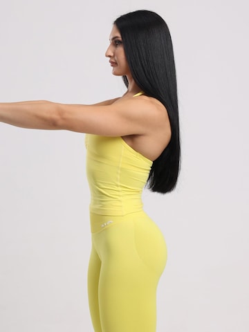 neverover Sportovní top 'Hue Halter Seamless Top' – žlutá