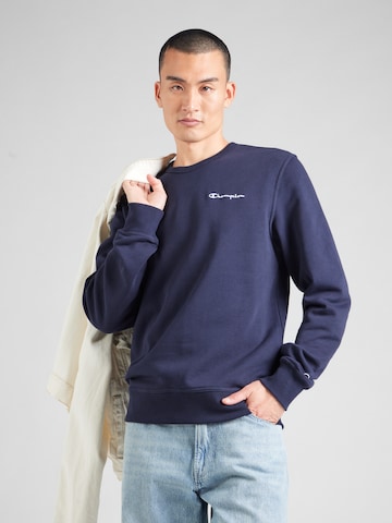 Champion Authentic Athletic Apparel Sweatshirt in Blau: Vorderseite