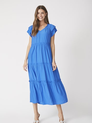 Abito estivo ' New Sunrise' di co'couture in blu: frontale