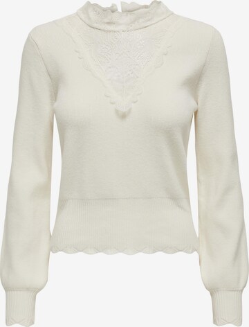 Pullover 'Rebecca' di ONLY in bianco: frontale