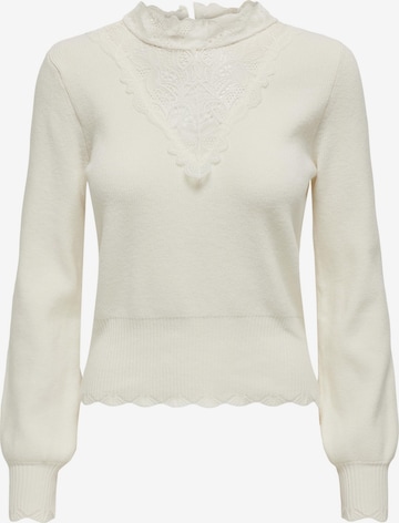 ONLY Sweater 'REBECCA' in White: front