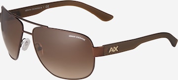 ARMANI EXCHANGE Sunglasses in Brown: front