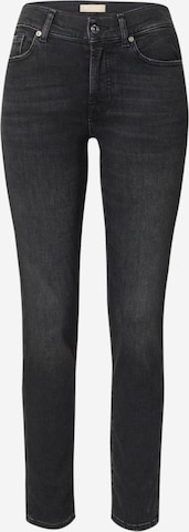 7 for all mankind Skinny Jeans 'ROXANNE' in Black: front