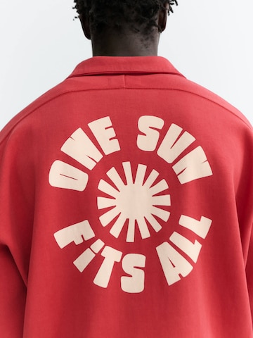 Thinking MU Sweatshirt 'Pipo' in Rot