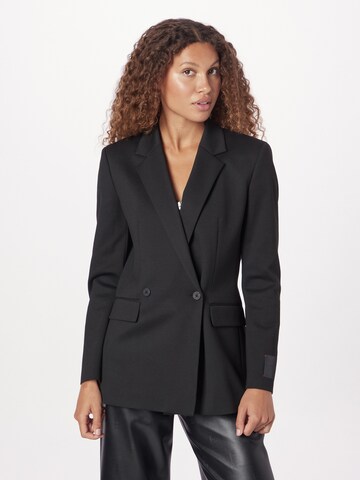 HUGO - Blazer 'Amaga' en negro: frente