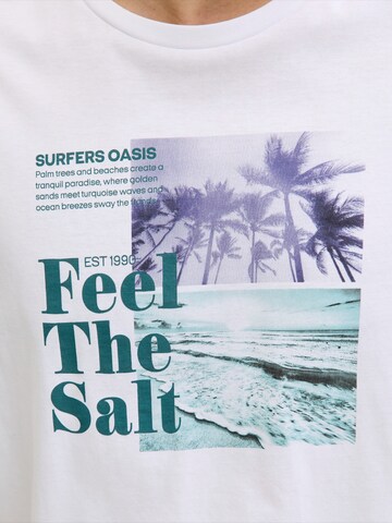 JJ Rebel Majica 'JREBMILES' | bela barva