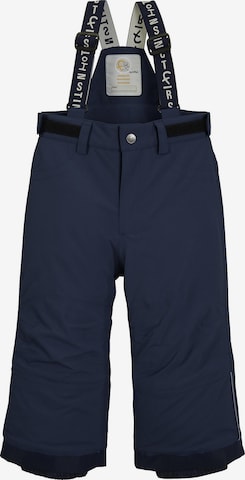 first instinct by killtec Regular Outdoor Pants in Blue: front