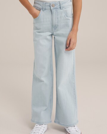 WE Fashion Loose fit Jeans in Blue: front