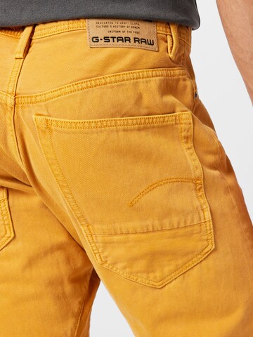 Regular Jean 'Arc 3D' G-STAR en jaune