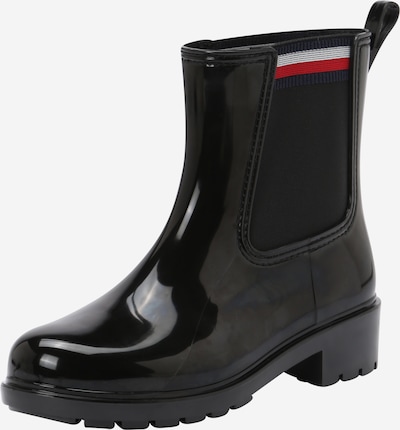 TOMMY HILFIGER Chelsea Boots 'Corporate' i navy / rød / sort / offwhite, Produktvisning