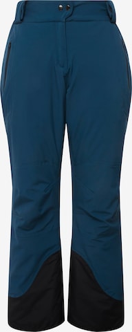 Ulla Popken Functionele broek in Blauw: voorkant