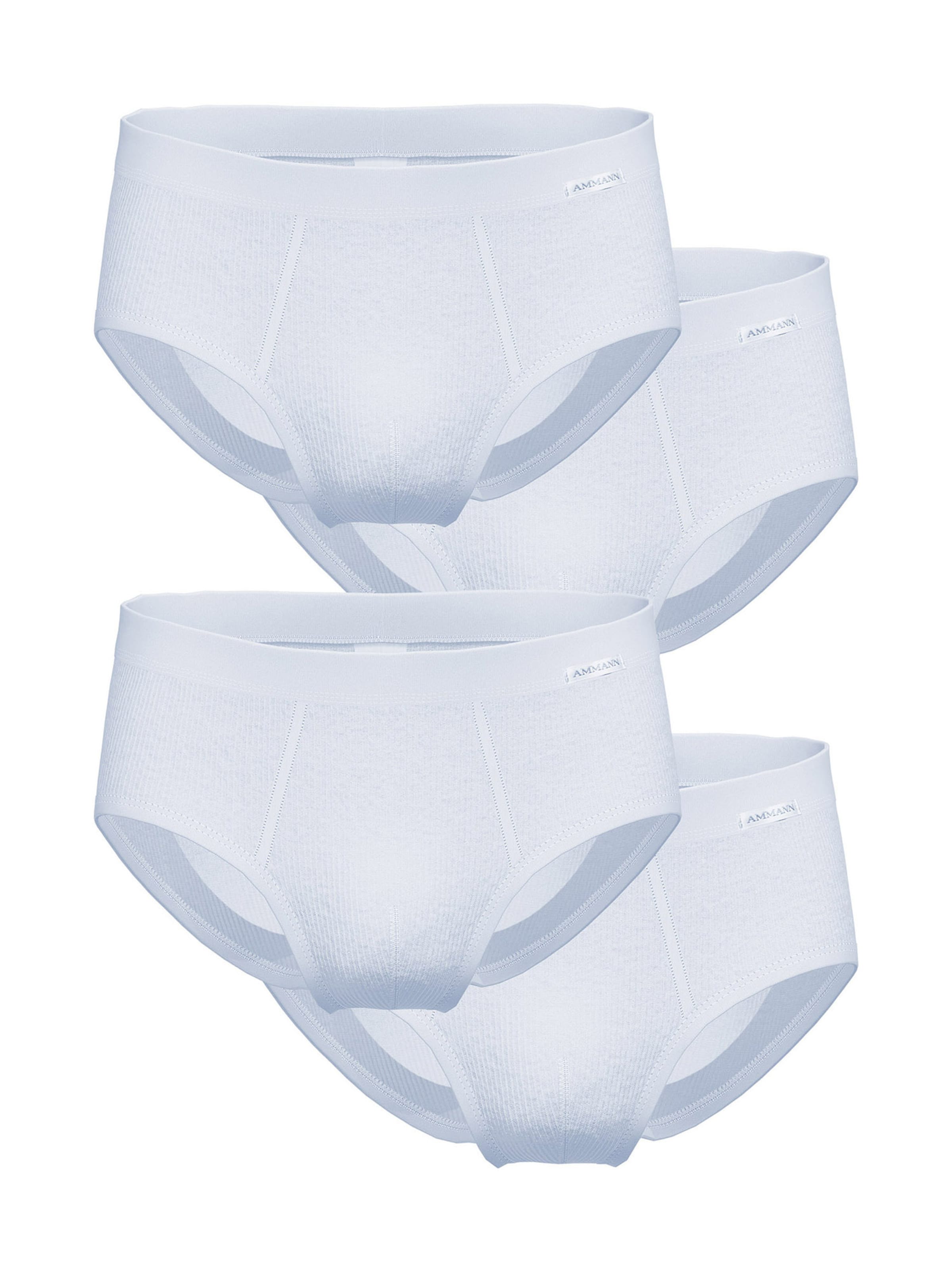 Slip ' Cozy Comfort Doppelripp ' Ammann en blanc : devant