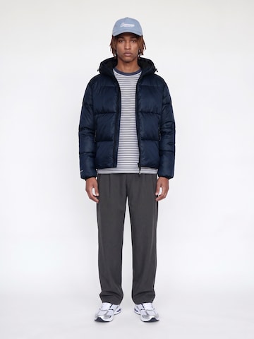JACK & JONES Winter jacket 'JCOLEGACY' in Blue