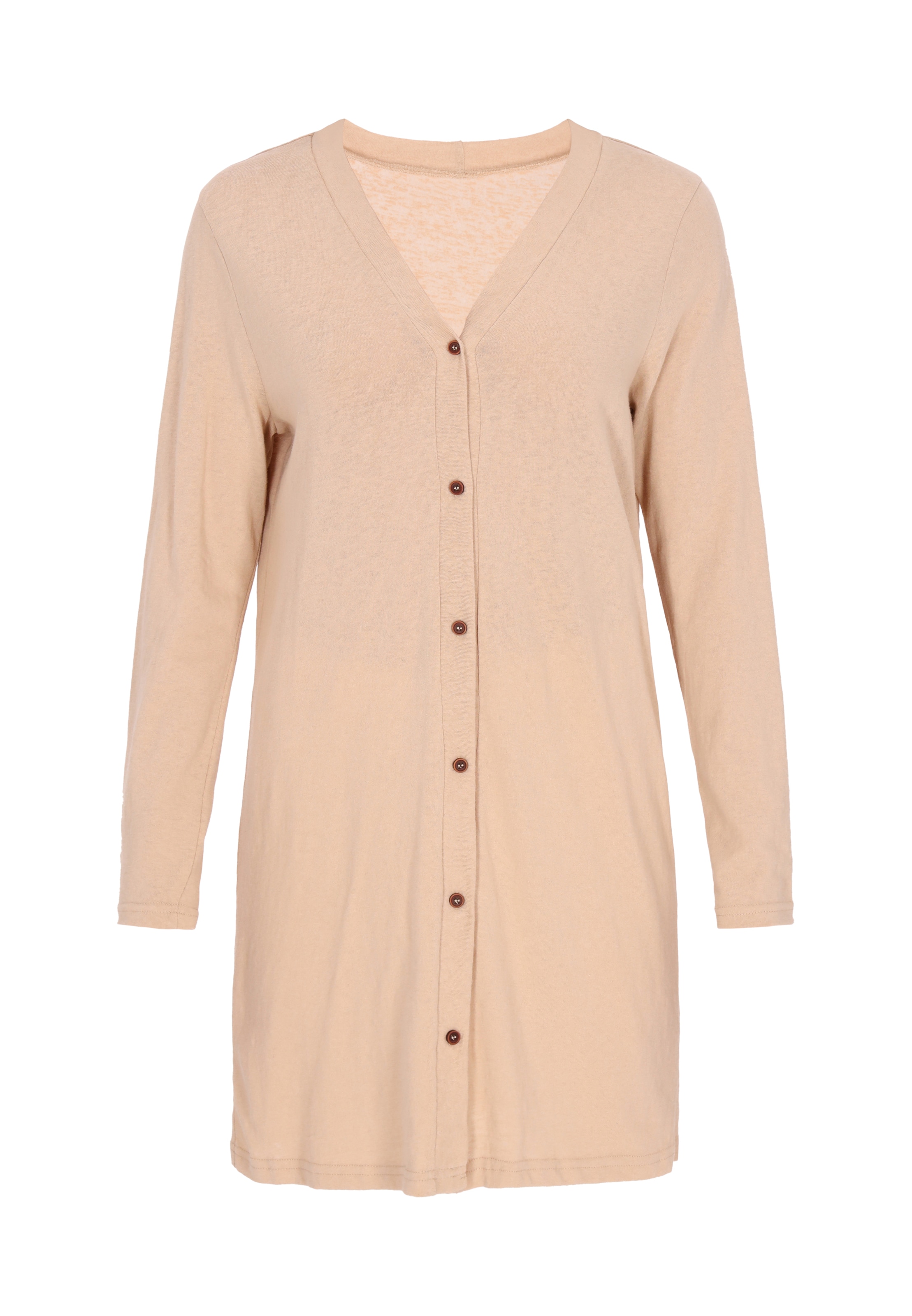 Usha - Casaco de malha em bege: frente