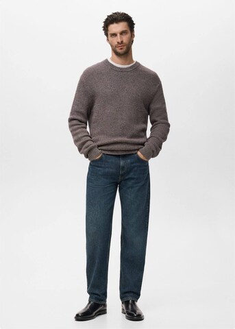 MANGO MAN Sweater 'Azores' in Grey