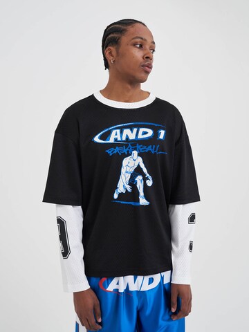 AND1 Shirt in Zwart: voorkant