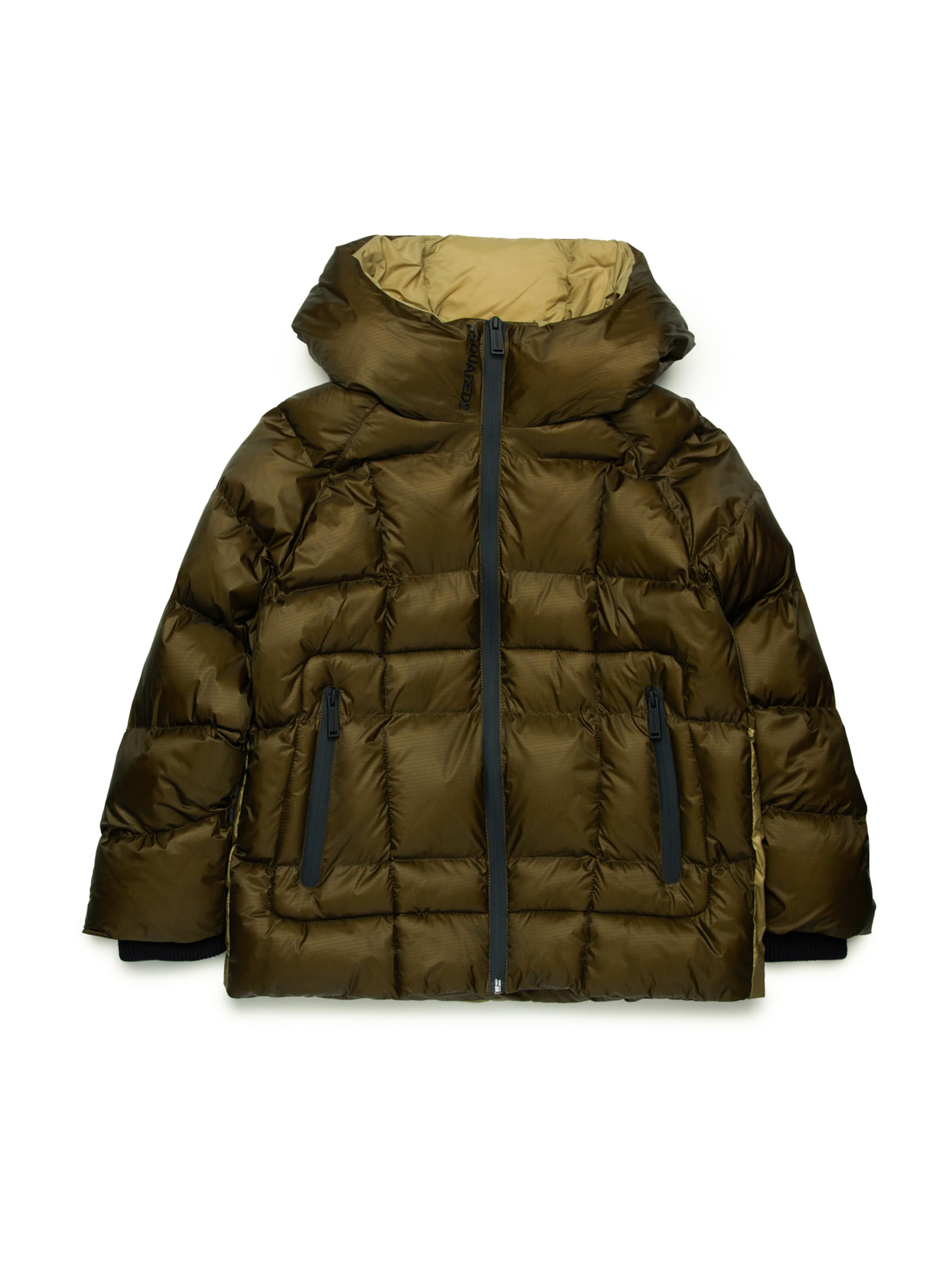 DSQUARED2 Kurtka zimowa w kolorze zielony: przód