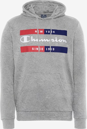 Champion Authentic Athletic Apparel Sweatshirt in blau / grau / feuerrot / weiß, Produktansicht