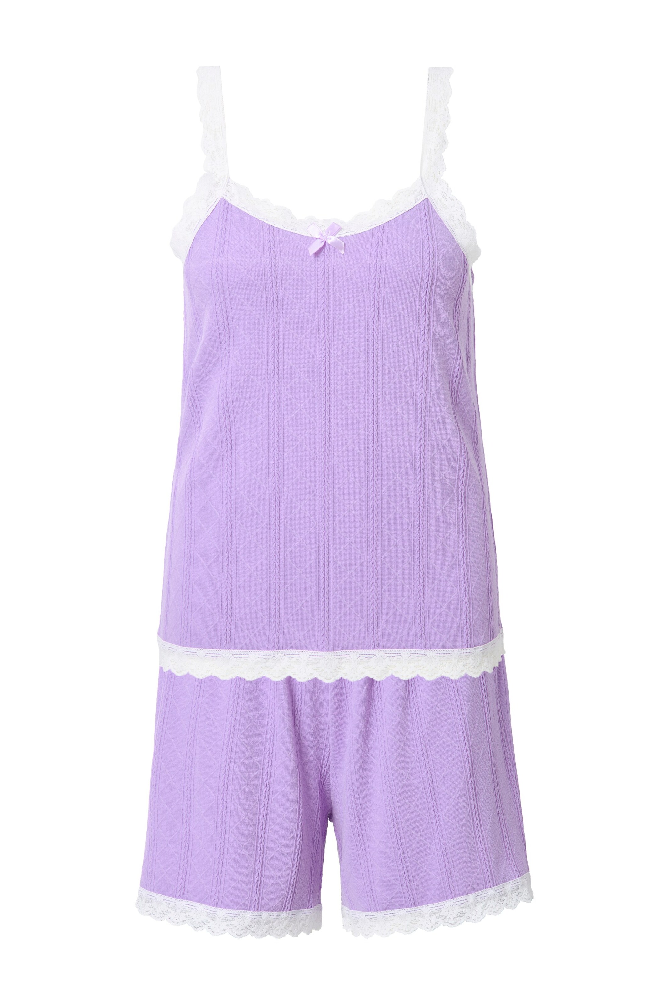 Studio Untold Pyjama in Lila: Vorderseite