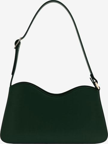 PURE Studios Schultertasche 'MILEVA' in Grün: Vorderseite