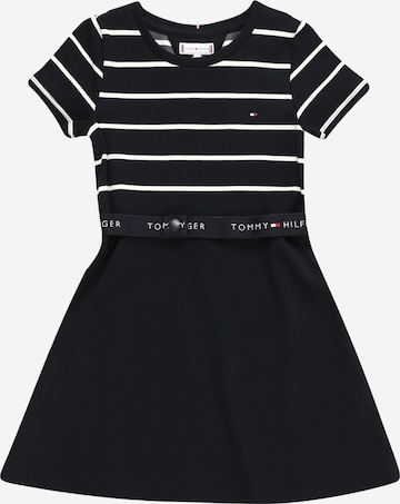 TOMMY HILFIGER Obleka 'Essential' | modra barva: sprednja stran