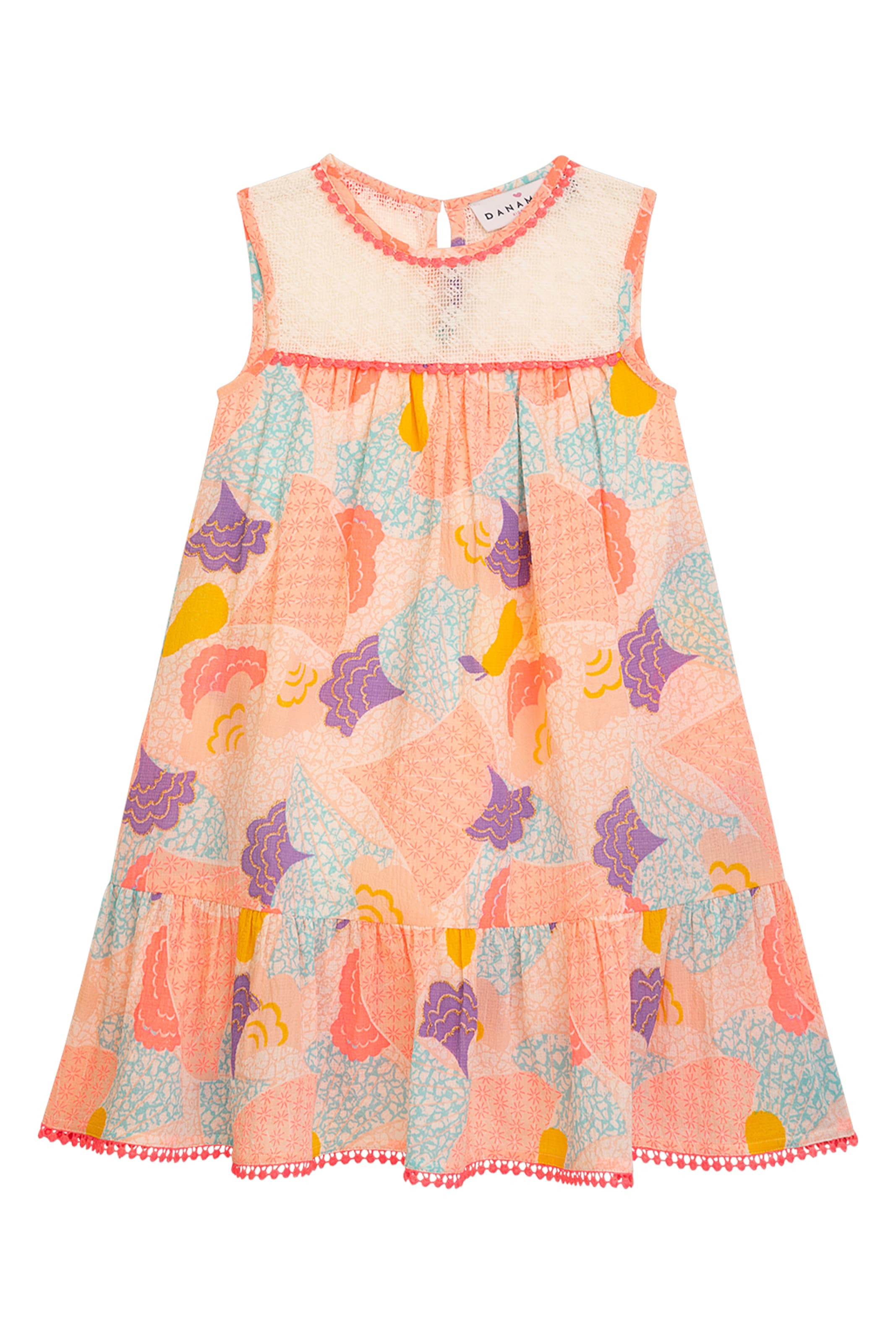 Danamade - Vestido 'DLUISA' en naranja: frente