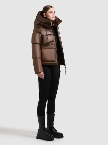 khujo Zimná bunda 'Luna' - Hnedá
