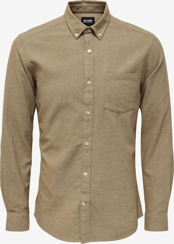 Camicia 'Niko' di Only & Sons in beige: frontale