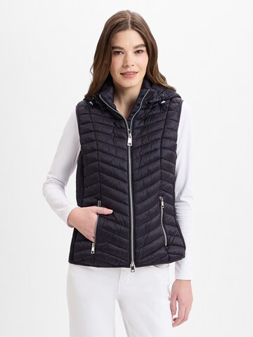 Barbara Lebek Bodywarmer in Blauw: voorkant