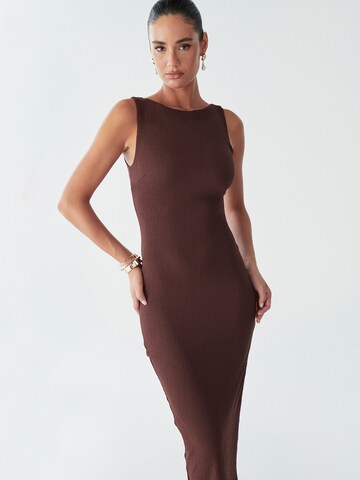 Robe 'Suny' BWLDR en marron : devant