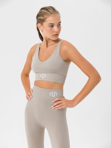 MOROTAI High Support Sport-BH 'NAIKAN SEAMLESS' in Beige