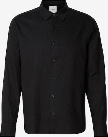 juoda Calvin Klein Patogus modelis Marškiniai: priekis