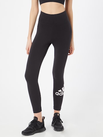 Skinny Pantalon de sport 'Zoe Saldana' ADIDAS SPORTSWEAR en noir : devant