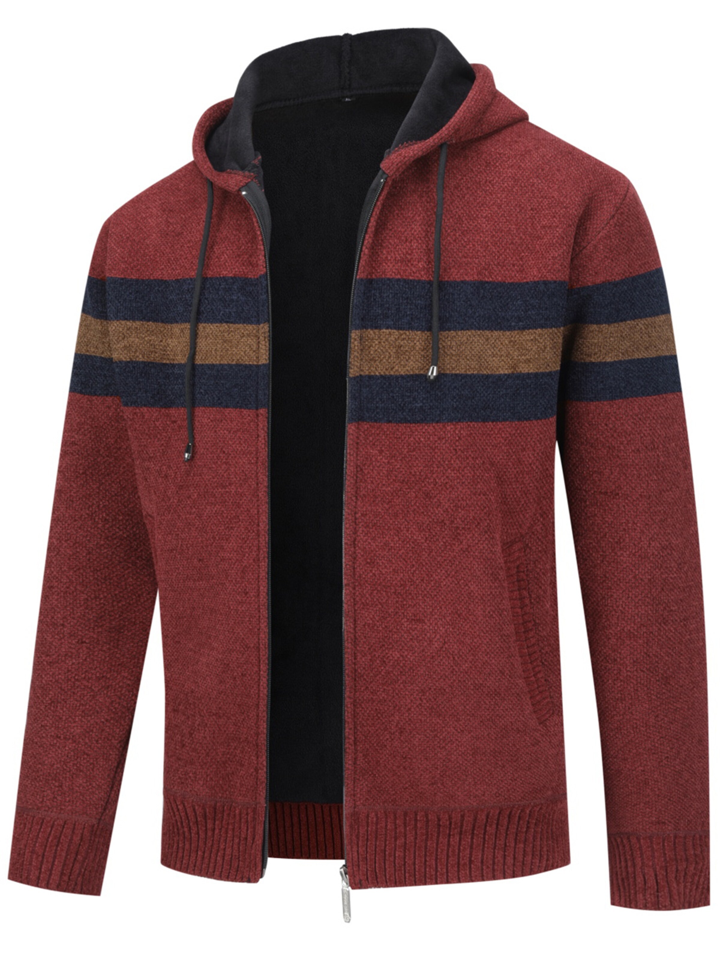 ALLTHEMEN Knit Cardigan 'Flausch' in Red