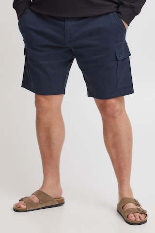 Blend Big Regular Cargo Pants 'Bhsiello' in Blue: front