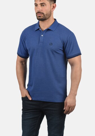 !Solid Poloshirt 'BENJAMIN' in Blau: predná strana