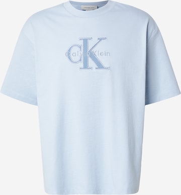 Calvin Klein Jeans Szabványos Póló '16S ELEVATED' - kék: elől
