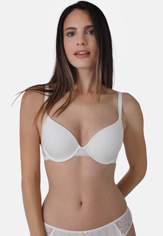 sassa T-Shirt BH in Beige: Vorderseite