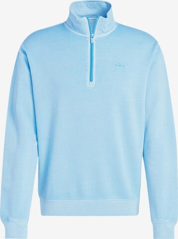 Sweat-shirt 'Trefoil Essentials' ADIDAS ORIGINALS en bleu : devant