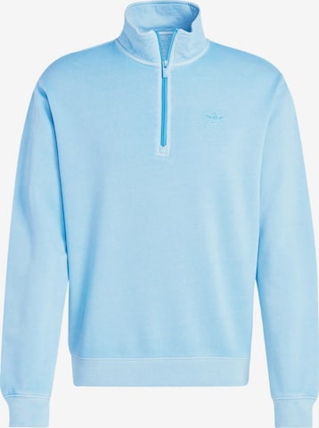 ADIDAS ORIGINALS Sweatshirt 'Trefoil Essentials' in Blau: predná strana