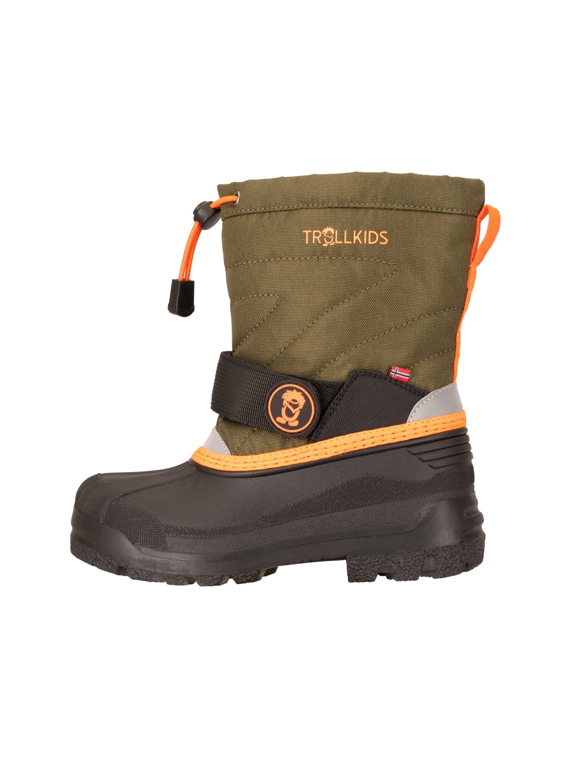 TROLLKIDS Snow Boots in Green: front