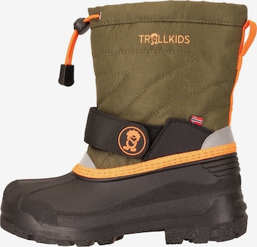 TROLLKIDS Snow Boots in Green: front