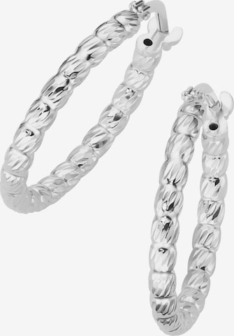 Smart Jewel Oorbellen in Zilver: voorkant