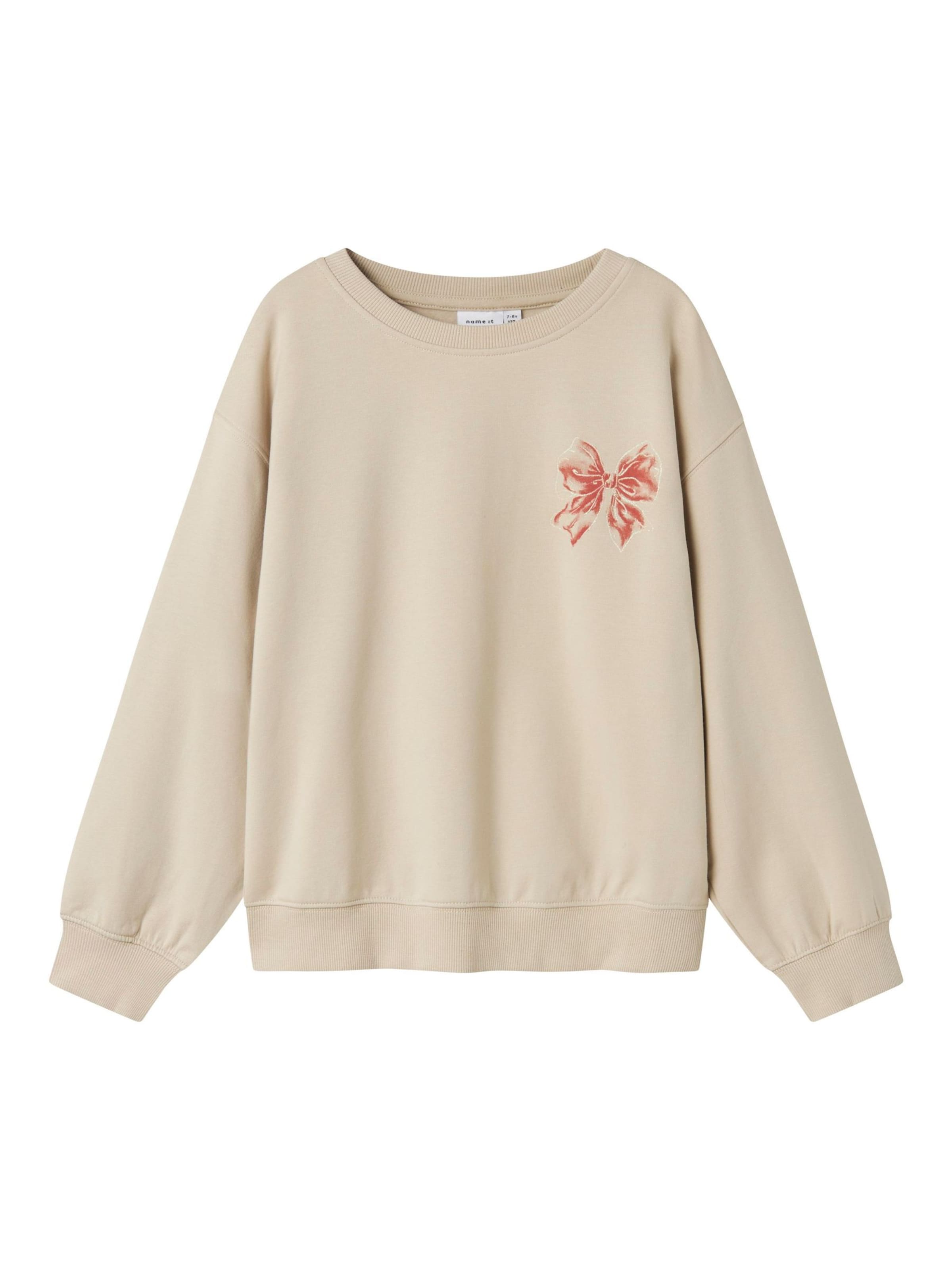 NAME IT Sweatshirt in Beige: front
