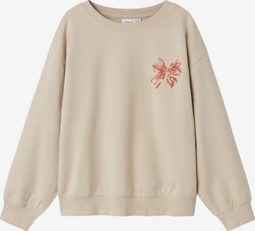 NAME IT Sweatshirt in Beige: Vorderseite