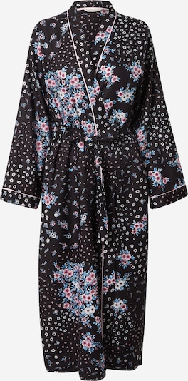 Cyberjammies Morgenmantel 'Hannah' in hellblau / pink / schwarz / weiß, Produktansicht
