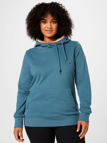 Ragwear Plus Sweatshirt in Blau: predná strana