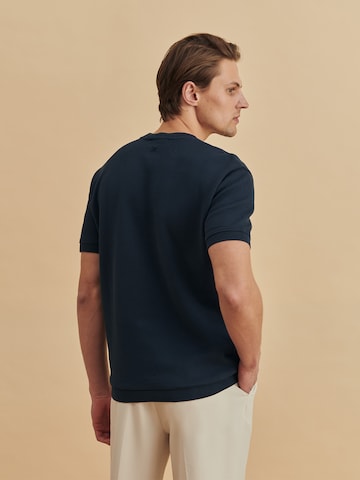 DAN FOX APPAREL Shirt 'Christos' in Blauw